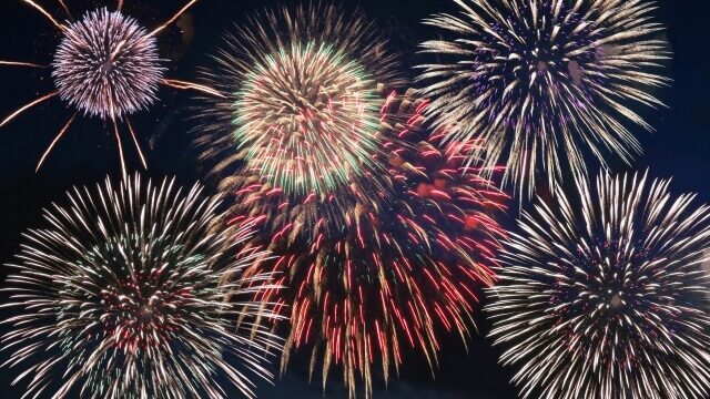 Fireworks hanabi