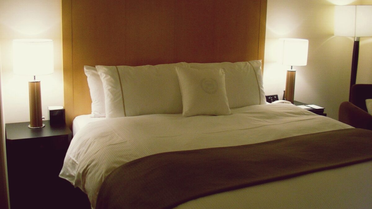 hotel bed